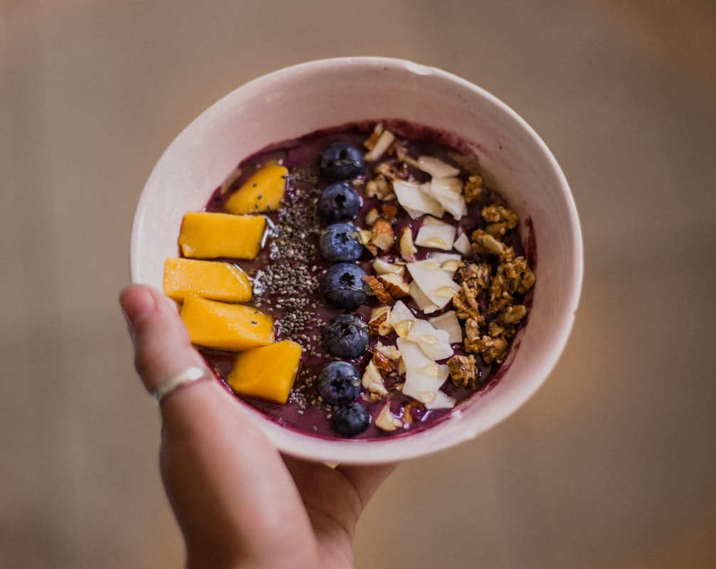 Bowls de granos y proteína